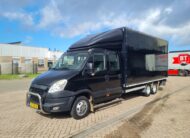 Iveco 40C17 BE Clixtar, Dubbel cabine, Veldhuizen trailer