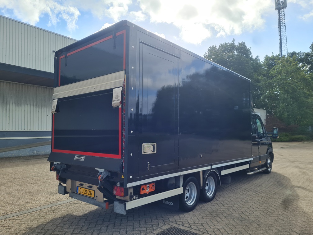 Iveco 40C17 BE Clixtar, Dubbel cabine, Veldhuizen trailer