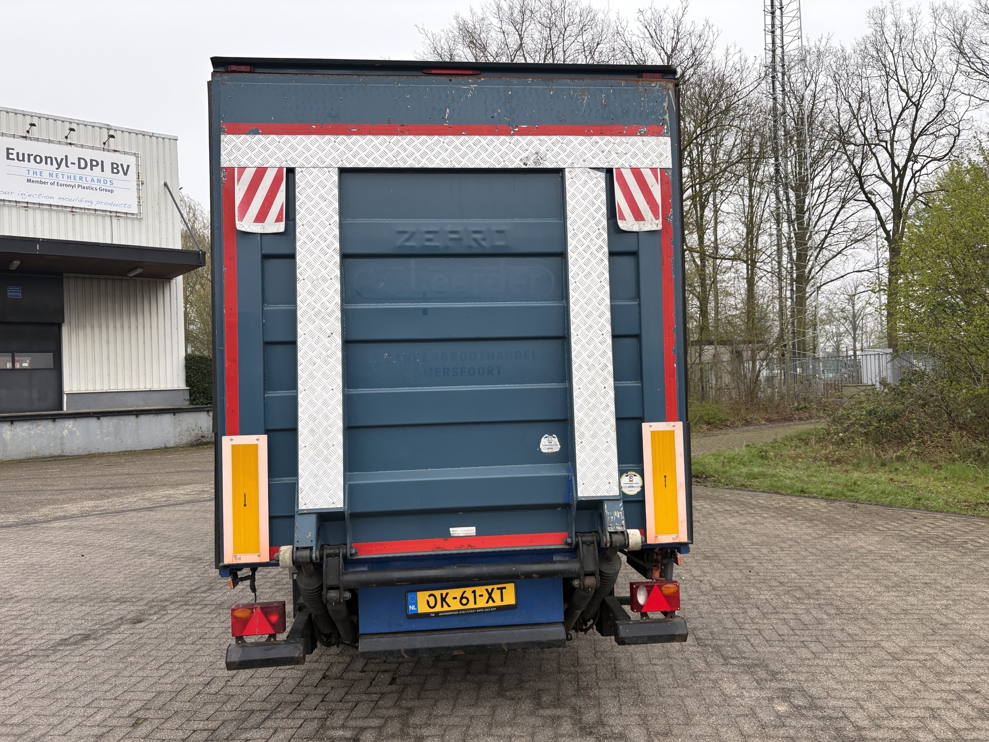 Iveco Daily 40C15 BE Clixtar, Veldhuizen oplegger, Laadklep