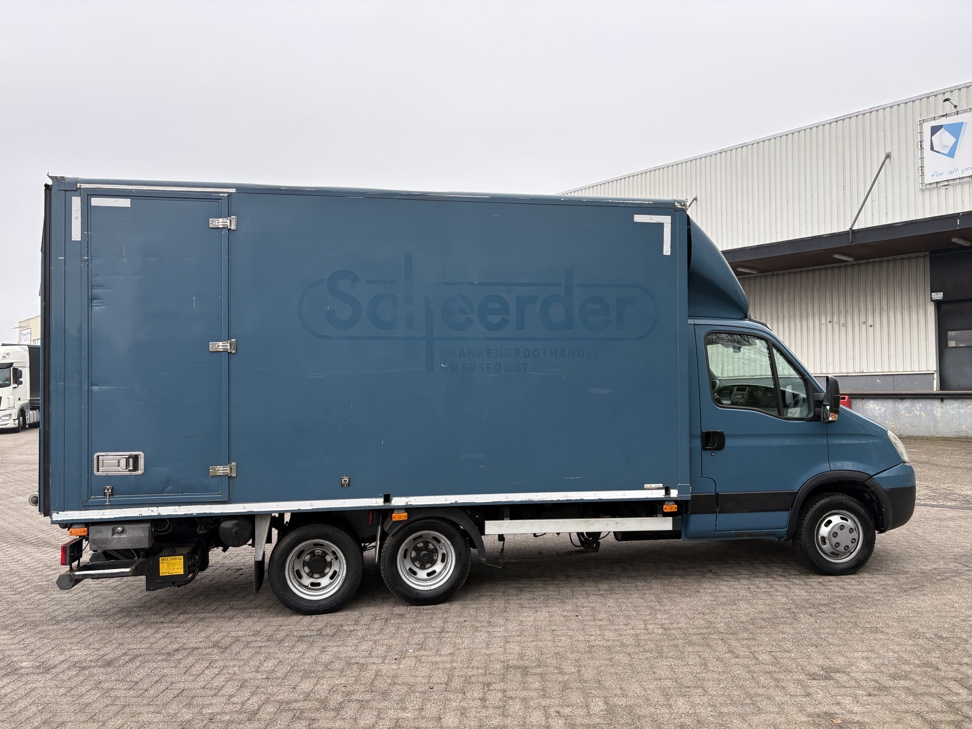 Iveco Daily 40C15 BE Clixtar, Veldhuizen oplegger, Laadklep
